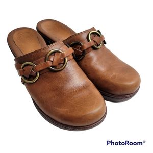 Nurture by Lamaze | Brown Cayman Leather Clogs Mules Womens 7.5